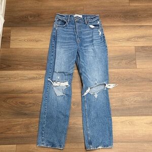 Abercrombie curve love Blue Jeans